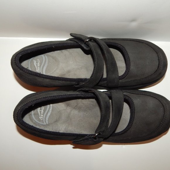 Dansko 39 US 8.5/9 Black Suede - Mary Jane Shoes NGUC - Picture 3 of 8